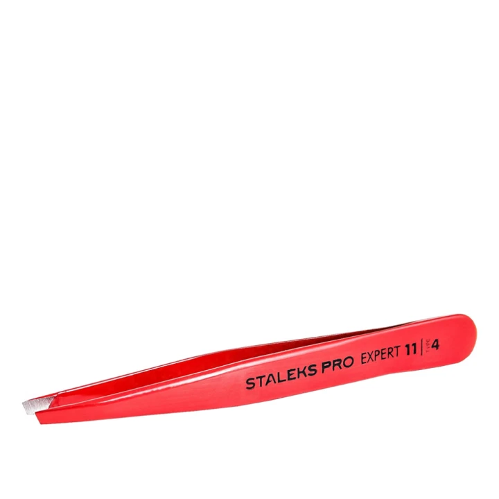 Пинцет Сталекс EXPERT TE-11/5 точечный (красный)