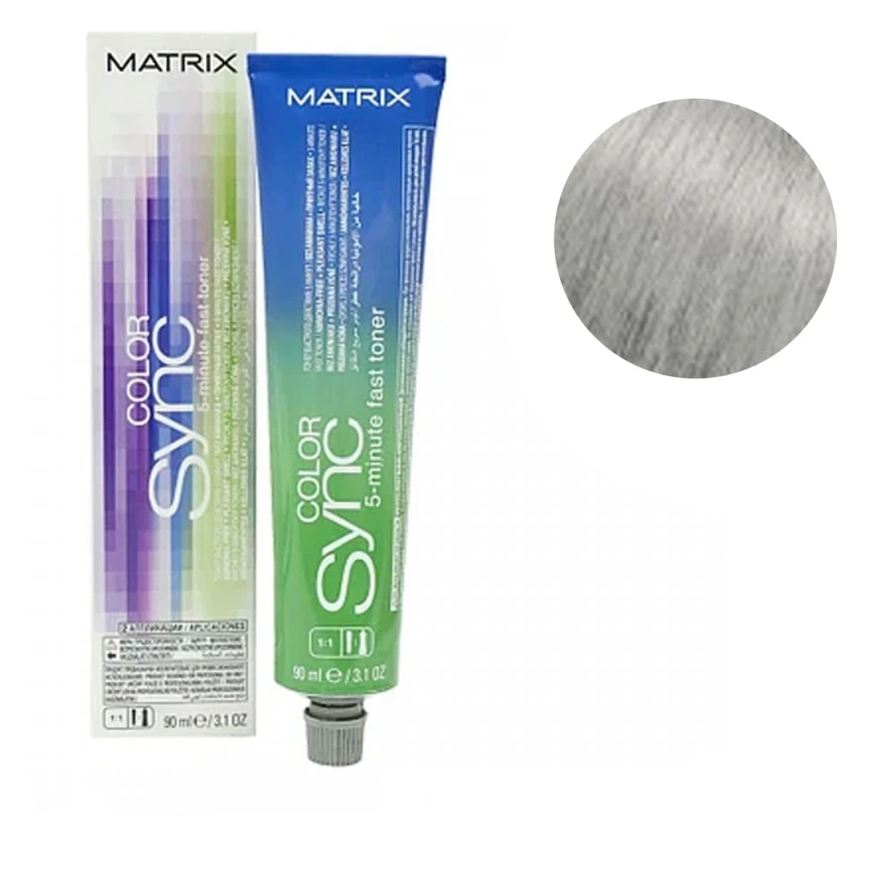 Тонер для волосся Matrix Color Sync 5-хвилинної дії проти мідного фону