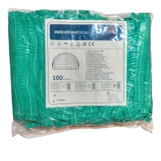 Шапочка-берет Mercator 100 шт (Зеленая)