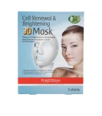 Набір 3D масок Purederm , що оновлюють і освітлюють Cell Renewal & Brightening 3*35 г