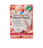 Маска-перчатки для рук увлажняющая и питательная на основе персика 2*13 г