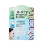 Терапия-СО2 для лица для сияния кожи (тканевая маска на все лицо + 2 круглых патча)