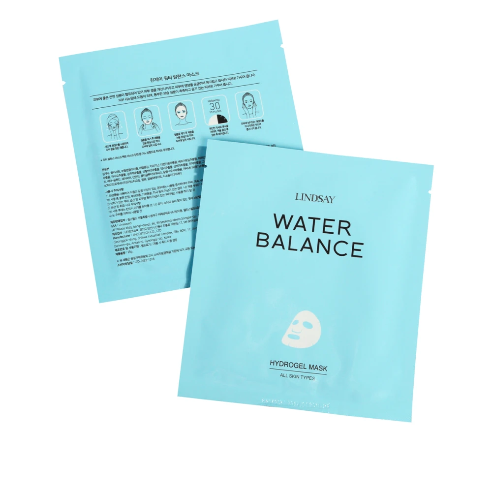 Маска гідрогелева для обличчя LINDSAY відновлення водного балансу 25 г