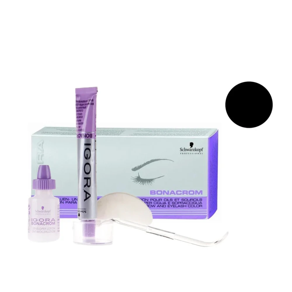 Краска для бровей и ресниц Schwarzkopf Igora Bonacrom (Черный)