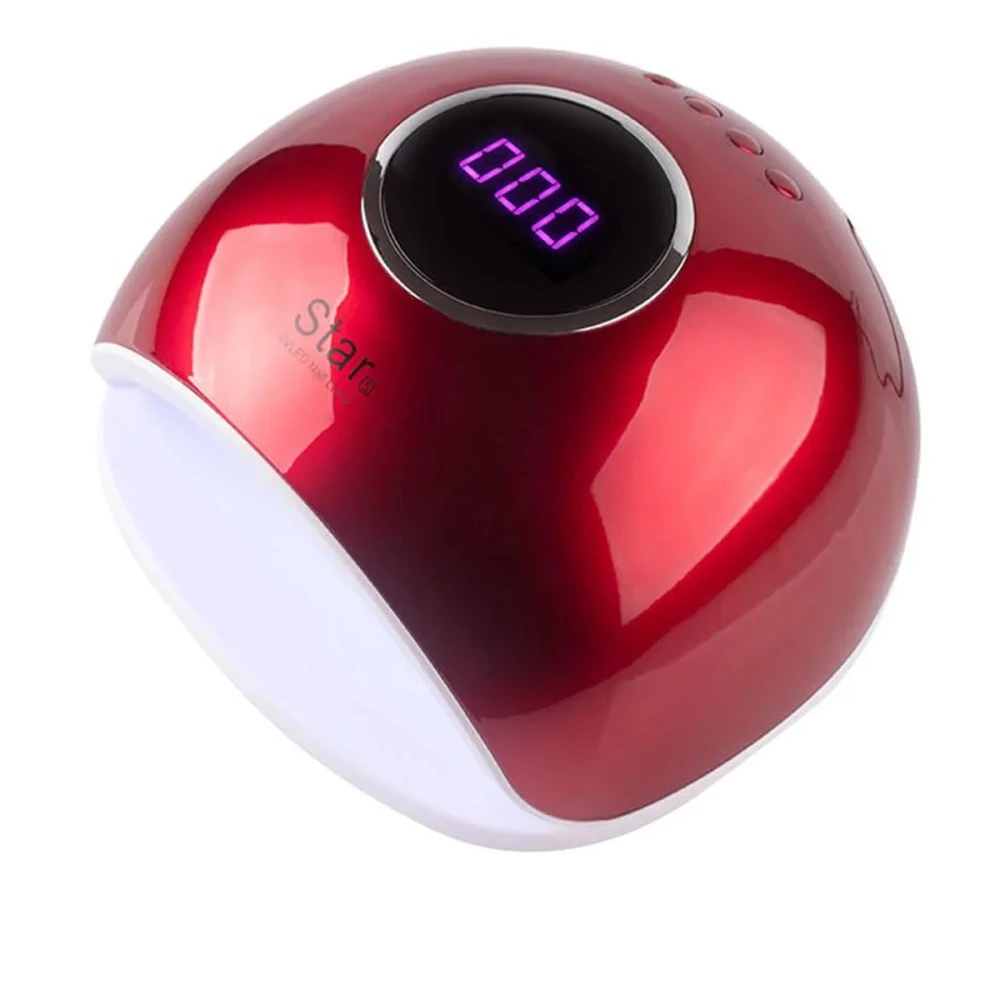 Лампа LED/UV гибрид STAR 5 48 Вт с дисплеем (Красная 72W)