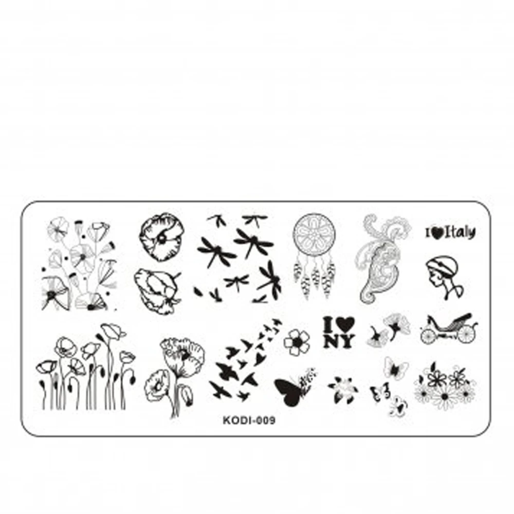 Пластина для стемпинга KODI -009