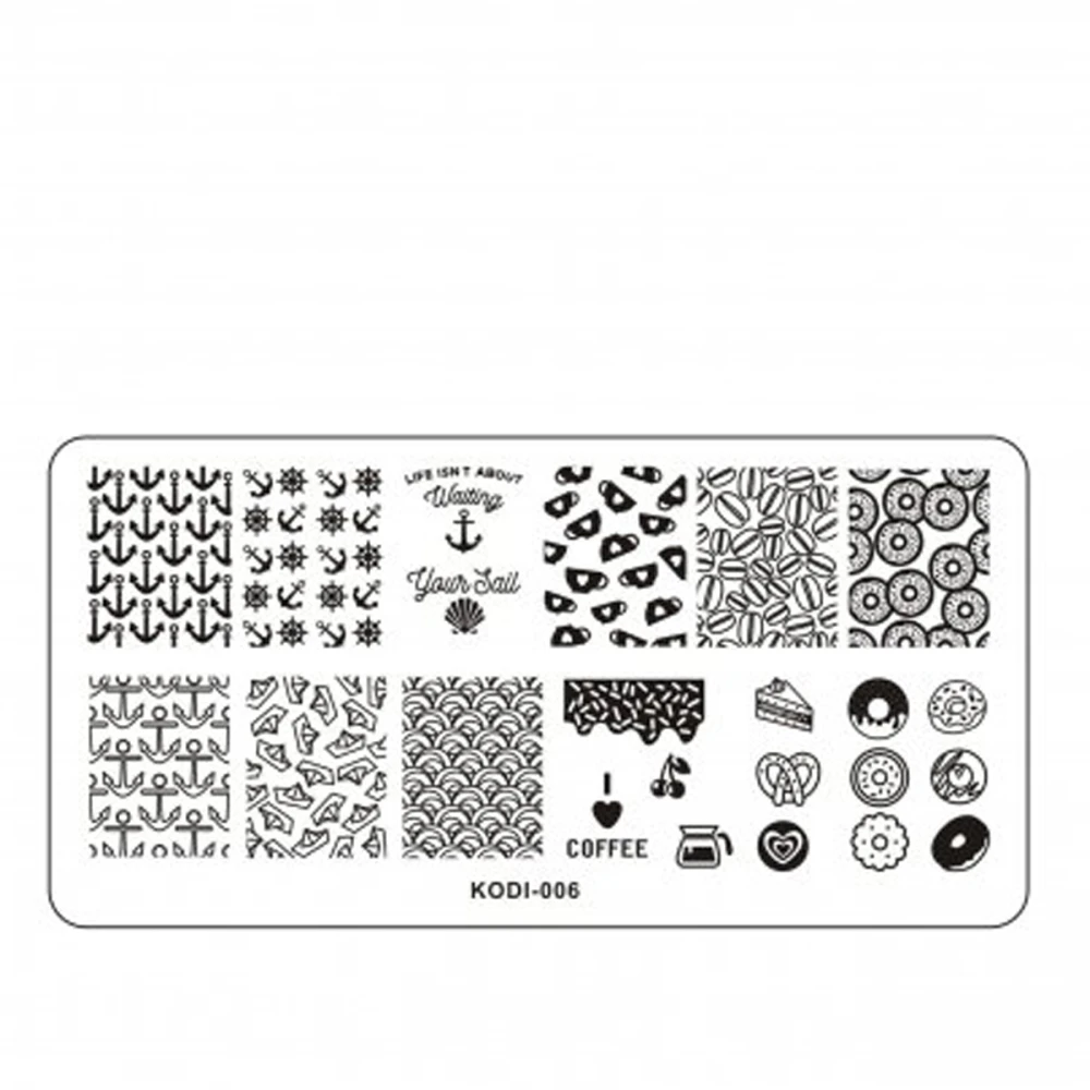 Пластина для стемпинга KODI -006