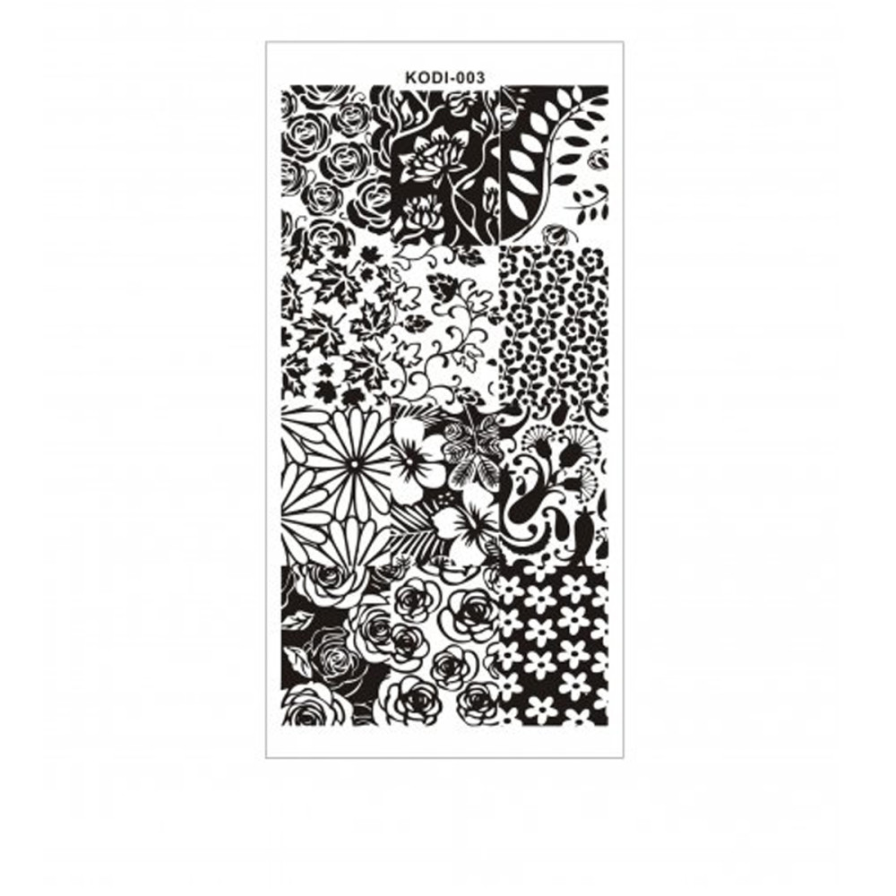 Пластина для стемпинга KODI -003