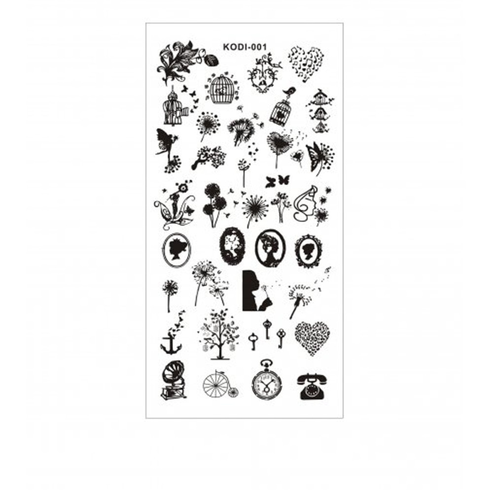 Пластина для стемпинга KODI -001