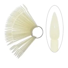 Палитра для лаков веерная по 1 ногот " стилет " (50 шт)