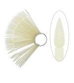 Палитра для лаков веерная по 1 ногот " стилет " (50 шт) (Матовая)