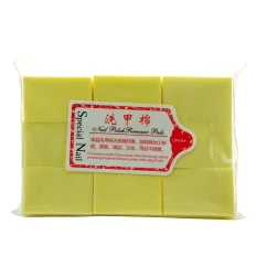 Серветки безворсові 6х4 см (Жовта)