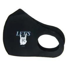 Маска защитная (Черный с надписями)
