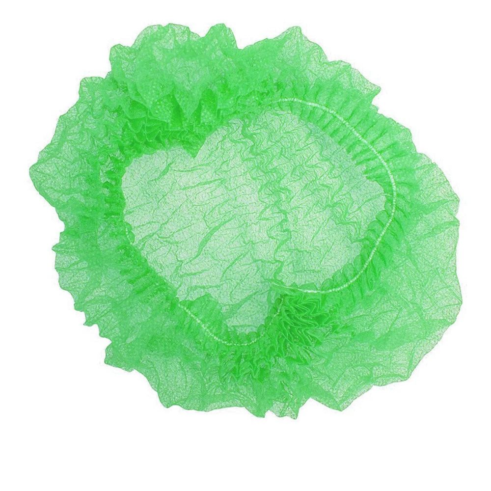 Шапочка Polix на одной резинке 100 шт (Зеленая)