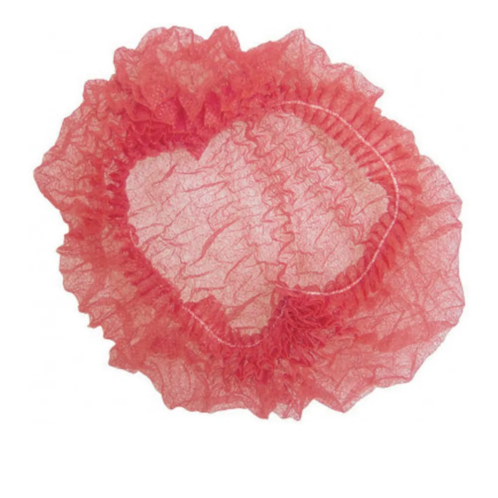 Шапочка Polix на одной резинке 100 шт (Красная)