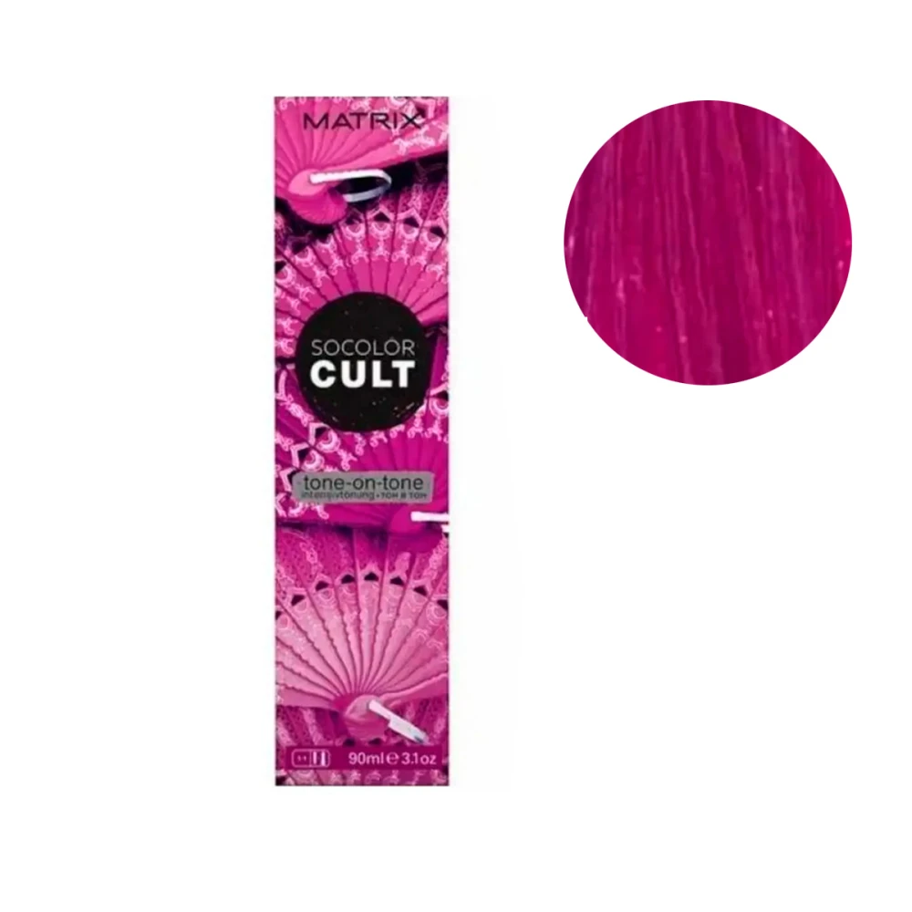 Стойкая крем-краска Matrix SOCOLOR CULT 90 мл (Фламенко фуксия)