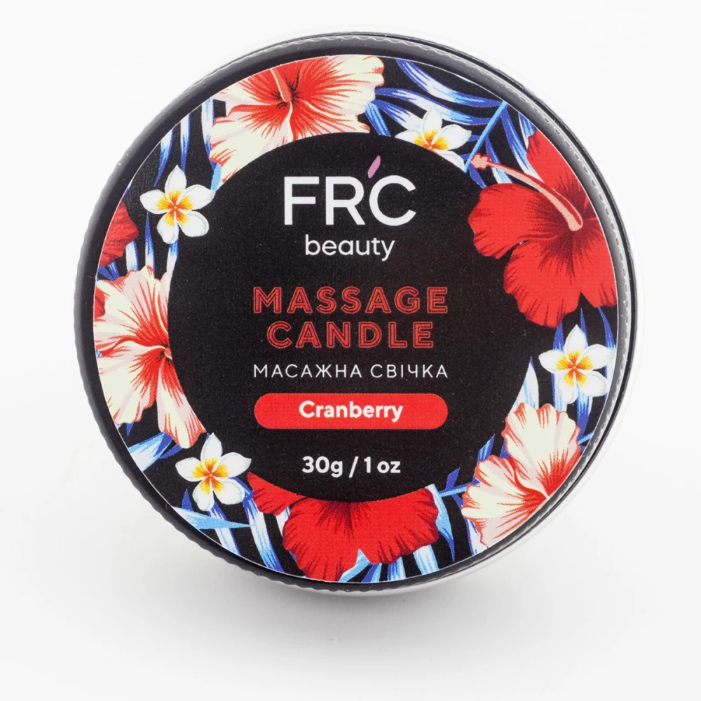 Свеча массажная 30 мл (Клюква)