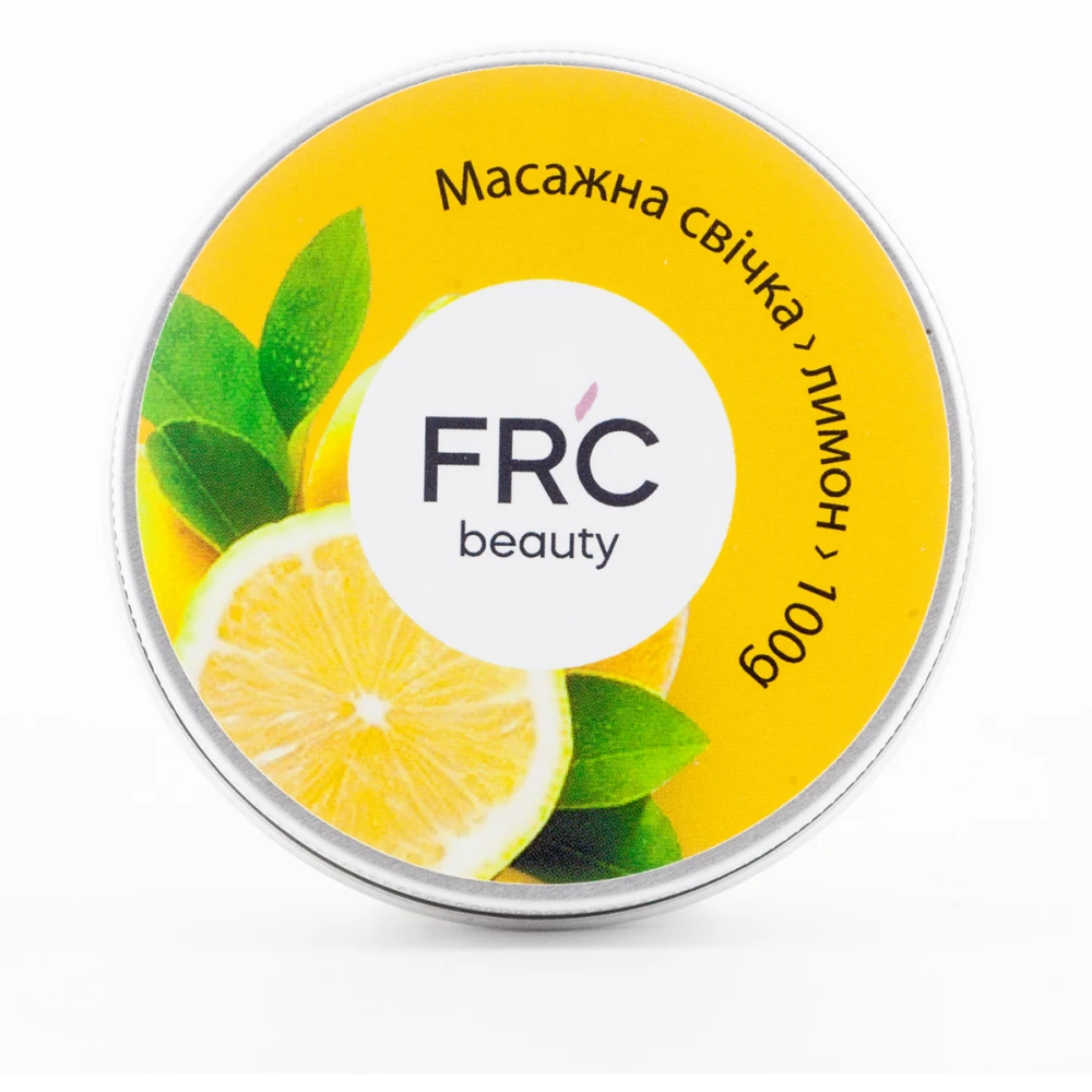 Свеча массажная 100 мл (Лимон)