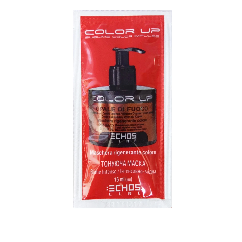 Маска EchosLine тонирующая для волос Color Up интенсивный медный 15 мл