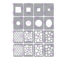 Трафареты для аэрографии DreamNails Omnia (2)