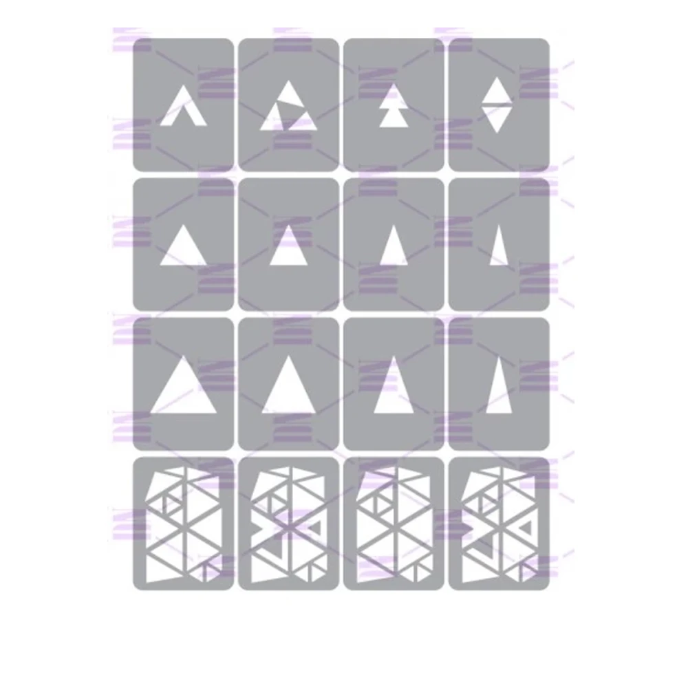 Трафареты для аэрографии DreamNails Omnia (10)