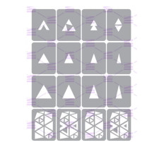 Трафарети для аерографії DreamNails Omnia (10)