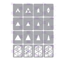 Трафареты для аэрографии DreamNails Omnia (10)