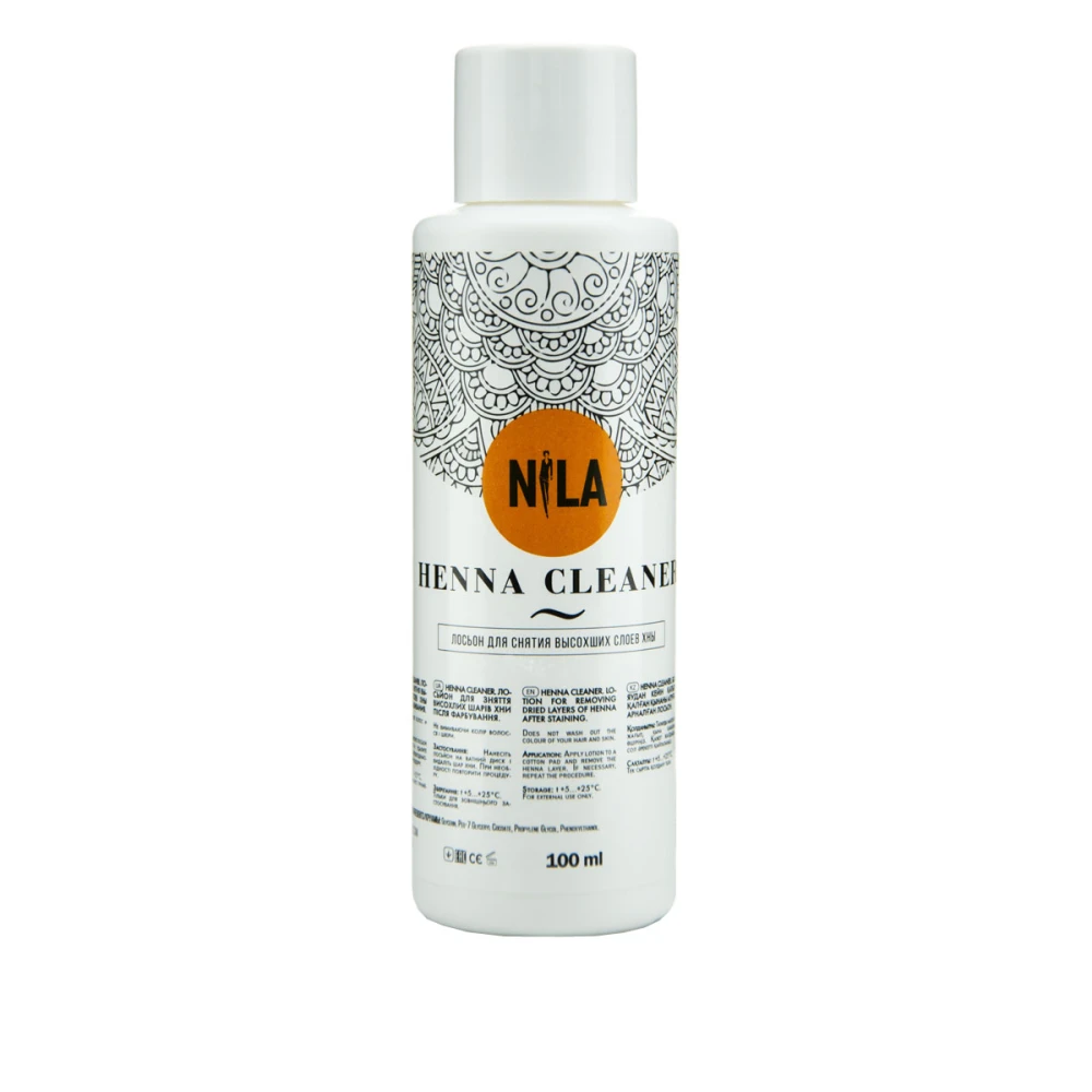 Лосьон Nila Henna Clear для снятия засохших слоев хны 100 мл
