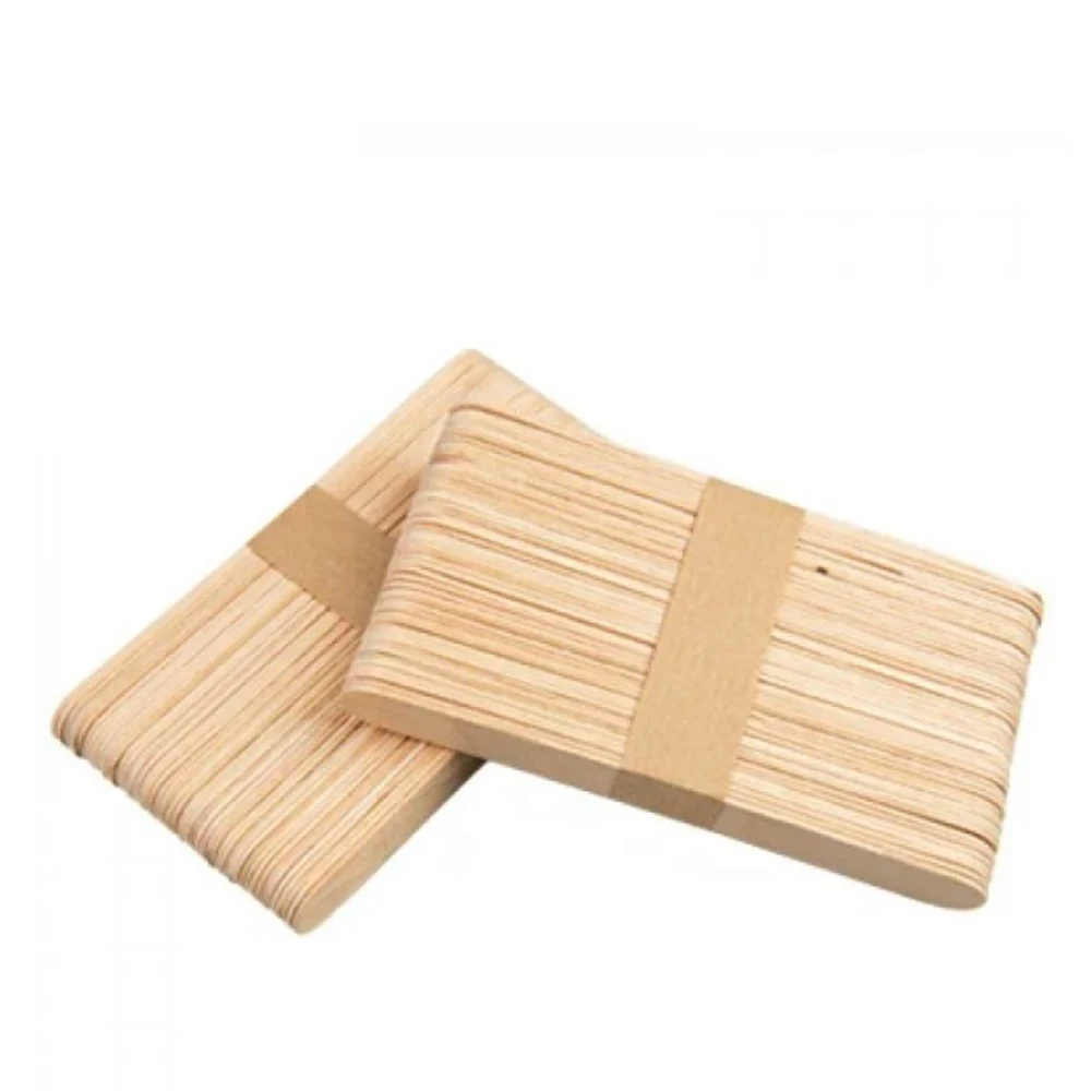 Шпатель ItalWax HIVE деревянный узкий (10Х140мм) 50 шт