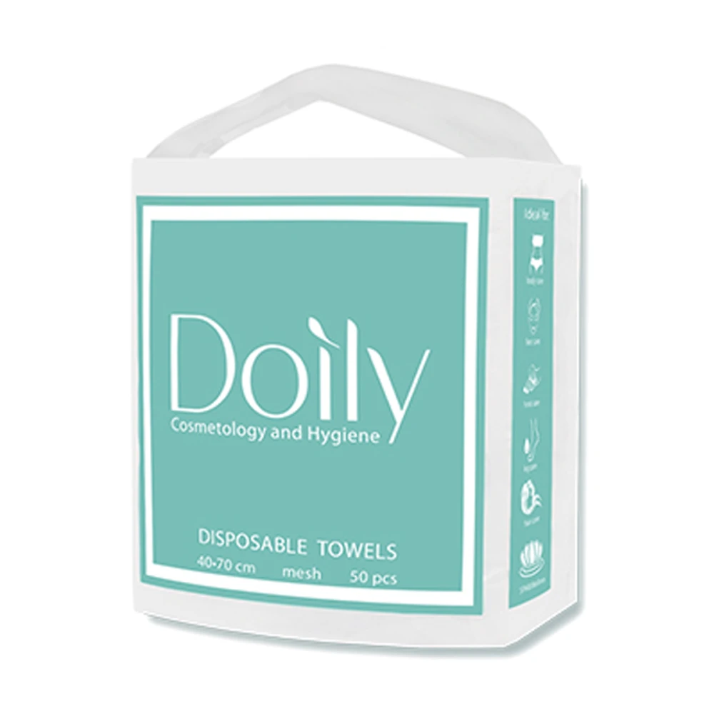 Полотенца Doily COMPACT сетка 40х70 40 гм2 50 шт в упаковке