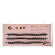 Вії ZIDIA Cluster 3 стрічки 12D (01*C 9 мм)