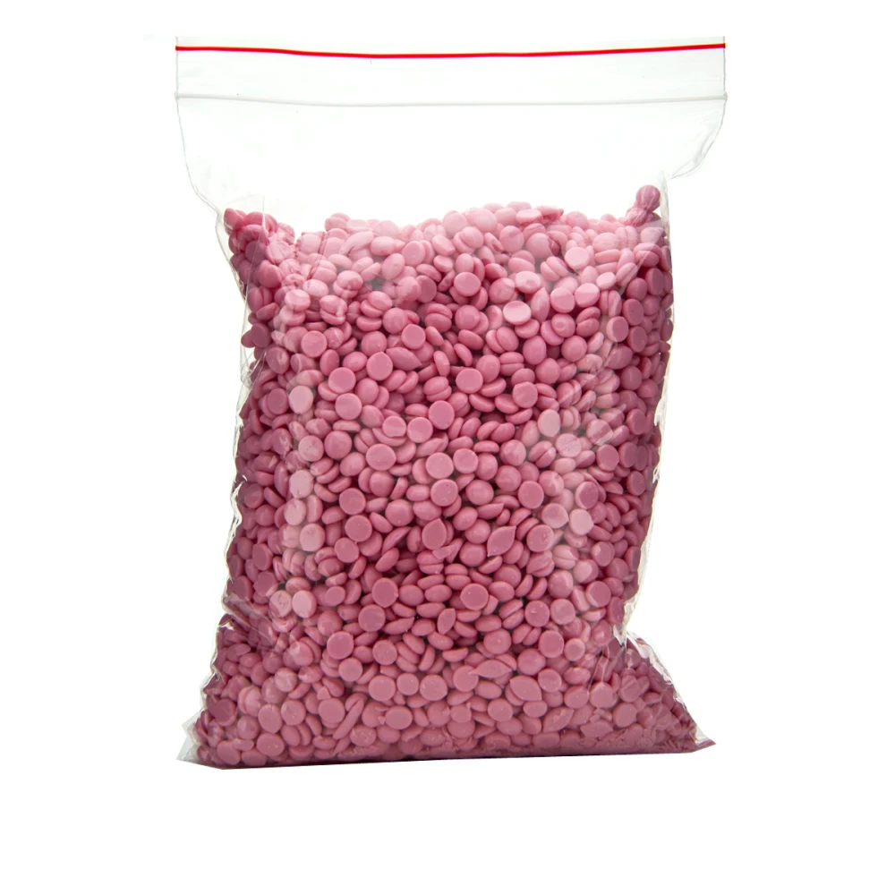 Воск горячий в гранулах Beauty hall Pink TiO2 500 г