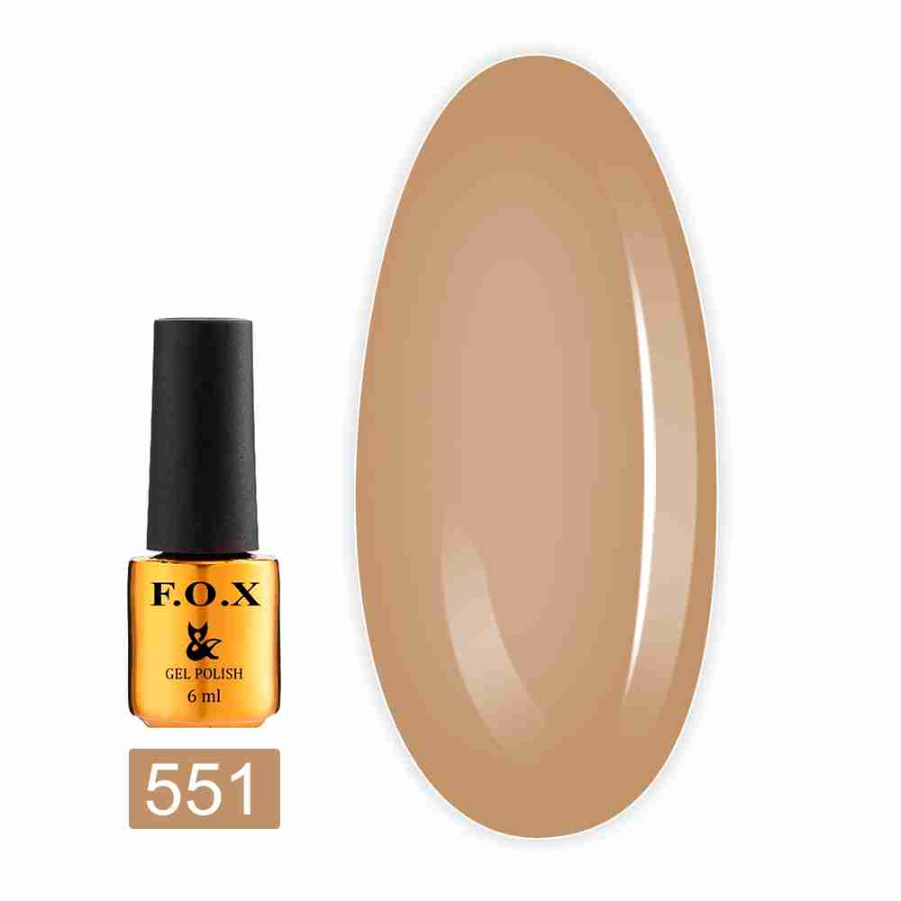 Гель-лак FOX Gold Pigment 6 мл (551)