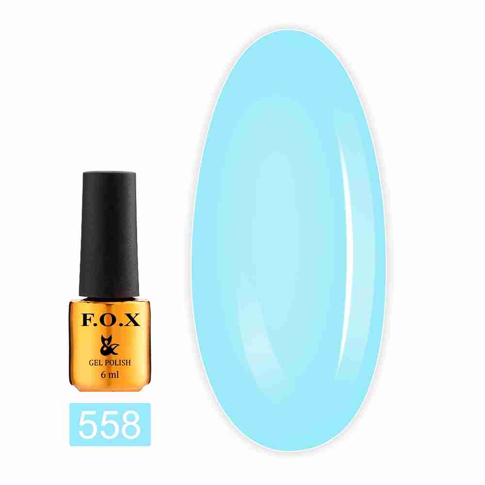 Гель-лак FOX Gold Pigment 6 мл (558)