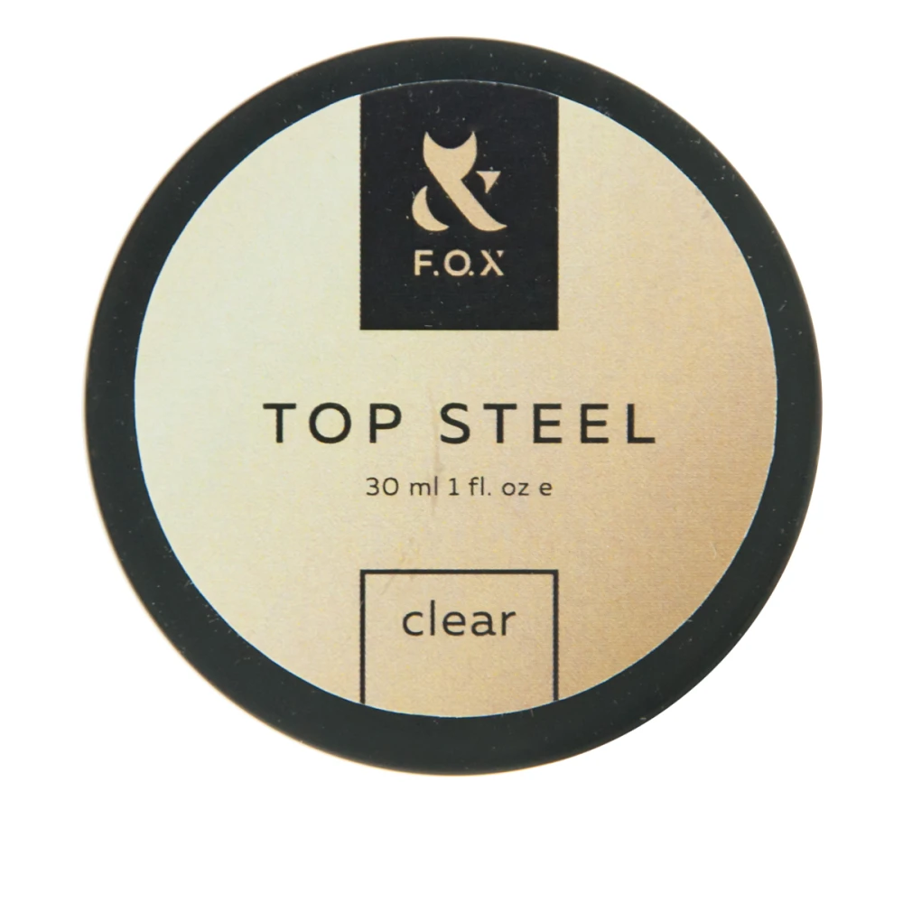 Топ для гель-лаку FOX Top Steel Clear (банку) 30 мл