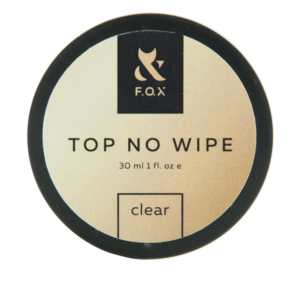 Топ для гель лака FOX Top No Wipe Clear (банка) 30 мл