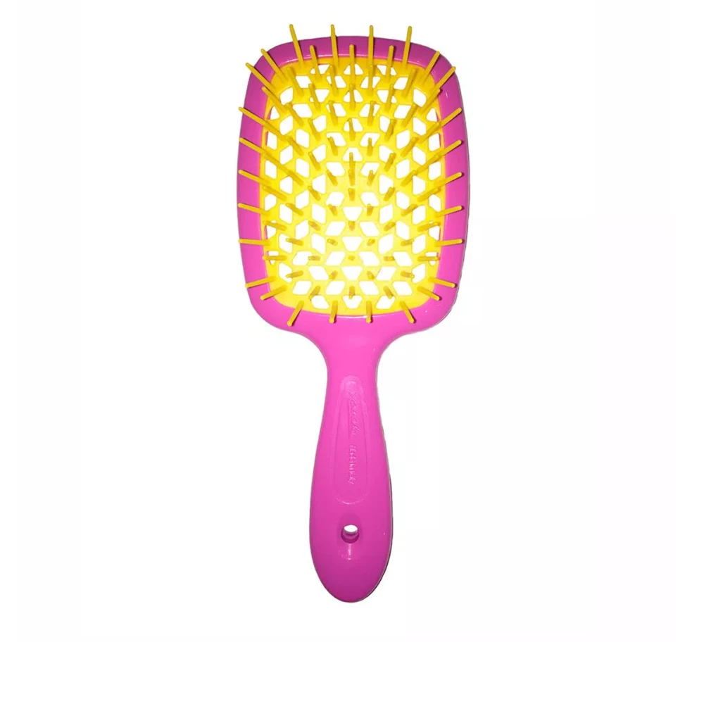 Расческа SuperBrush JANEKE (86SP226FY- малиново-желтый)