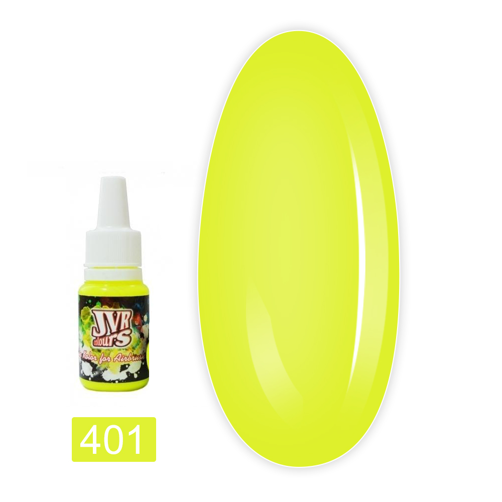 Краска JVR Colours для аэрографии FLUO 10 мл  (401)