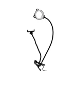 Лампа LED кольцо с держателем для телефона на прищепке