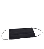 Маска флизелиновая 2-х слойная черная 1 шт