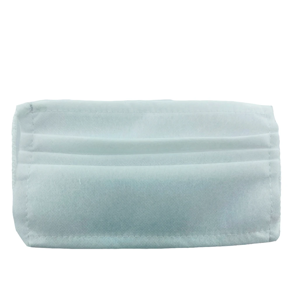 Маска защитная 3-х слойная прошитая 1 шт (Белая)