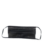 Маска защитная спанбонд  2-х слойная черная 1 шт