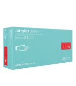 Рукавички нітрил без пуди нестерильні Nitrylex Green 100 шт (L)