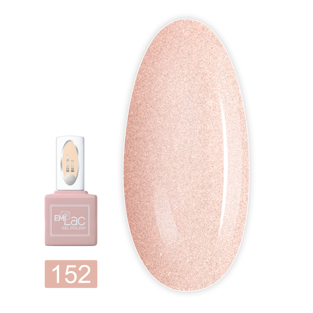 Гель-лак E.MI Lac 9 мл (152 Блискучий беж)