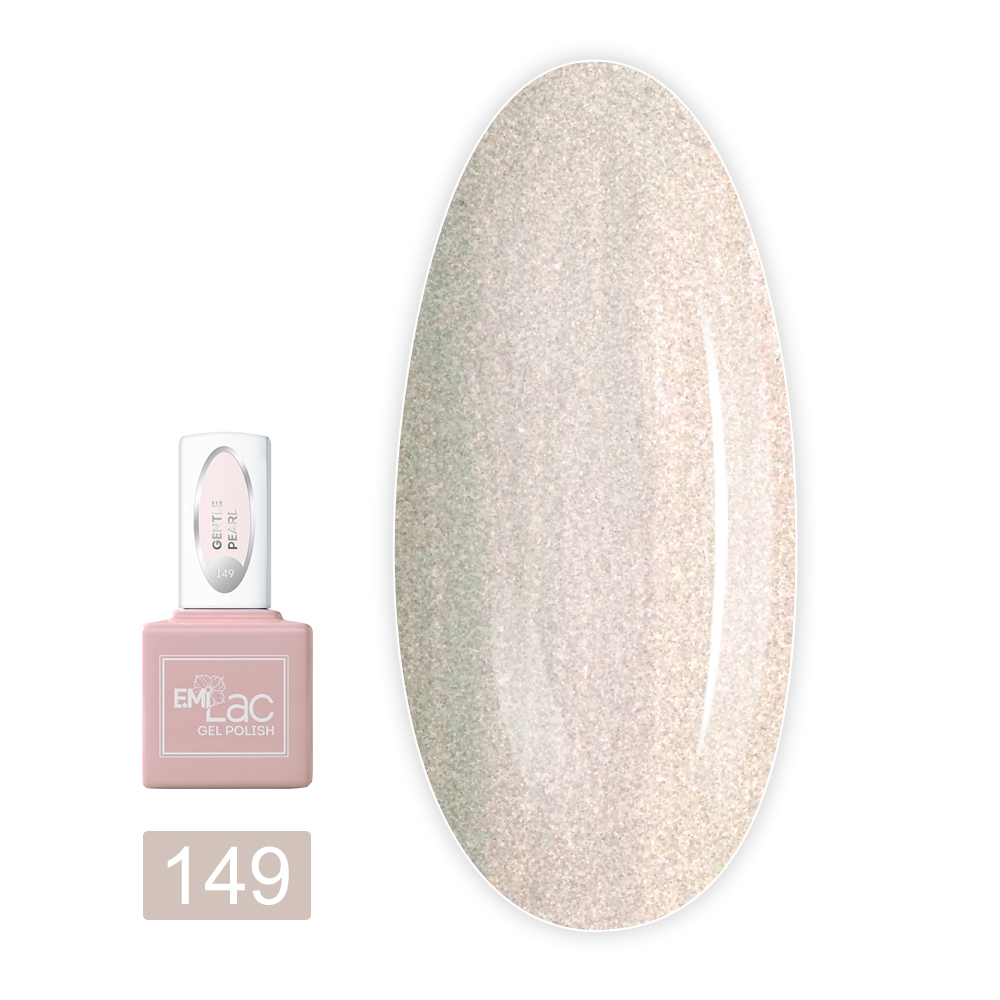 Гель лак E.MI Lac 9 мл (149 Нежный жемчуг)