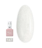 Гель-лак E.MI Lac 9 мл (147 Сяючий білий)