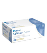 Перчатки латекс опудреннные нестерильные Medicom SafeTouch Connect 100 шт р XL