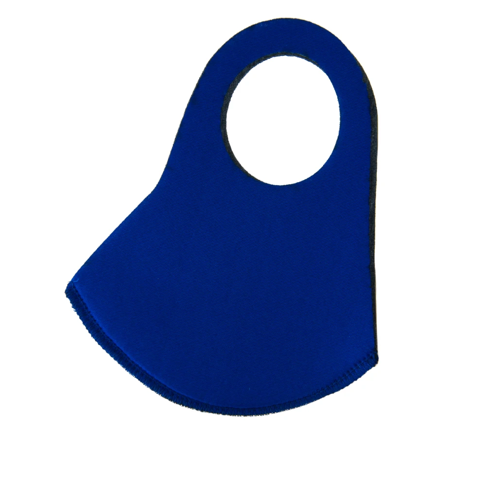 Маска защитная многоразовая синяя в упаковке 1шт