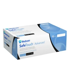 Перчатки нитриловые нестерильные Medicom Polix Pro&Med Nitrylex Black 100 шт L