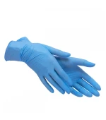Перчатки нитриловые Doily Polix Pro&Med Ice blue 100 шт/уп L